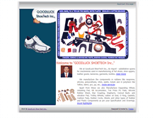 Tablet Screenshot of goodluckshoetech.com